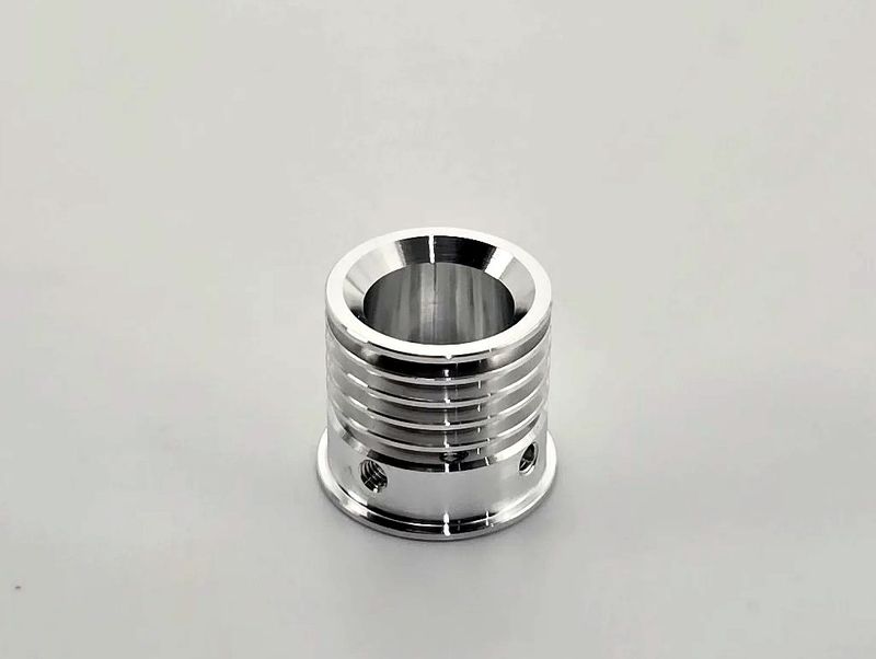 Swiss-turned aluminum heatsink
